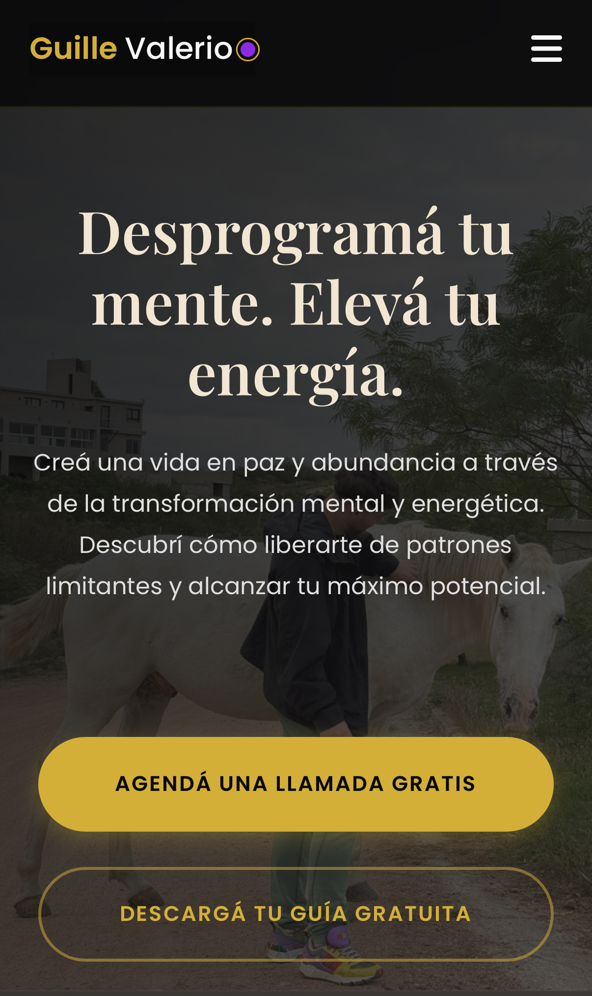 Web para Coach - Captura 1